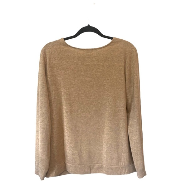 Velzera Boho Western Brown Mesh Fringe Pullover Blouse Shirt Size Small - Picture 3 of 8